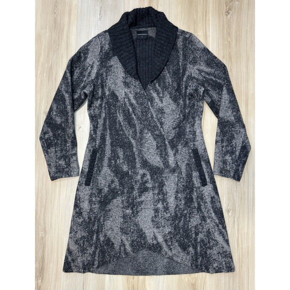 Anntarah Peru Alpaca Women's Open Front Cardigan Sweater Jacket Grey Size S - Picture 14 of 16